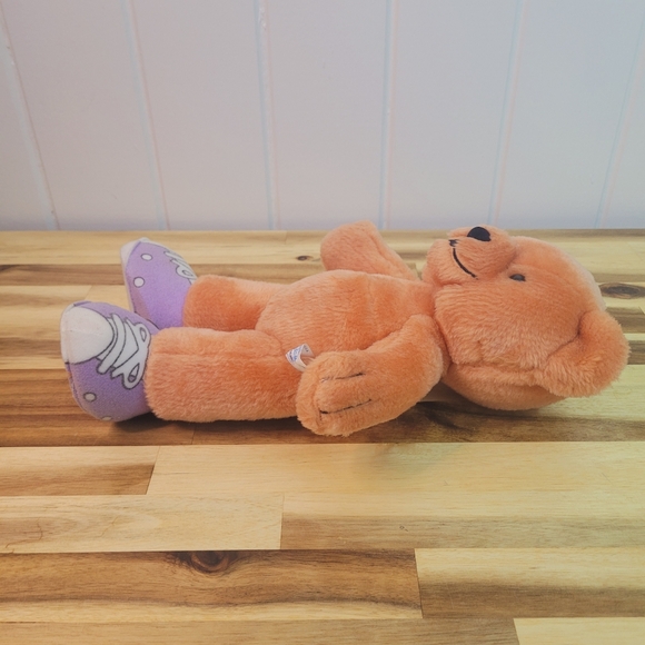 Vintage Teddy Bear "Morgan" Plush 1990's Bananas in Pajamas-Missing Clothes 13" - Picture 6 of 10